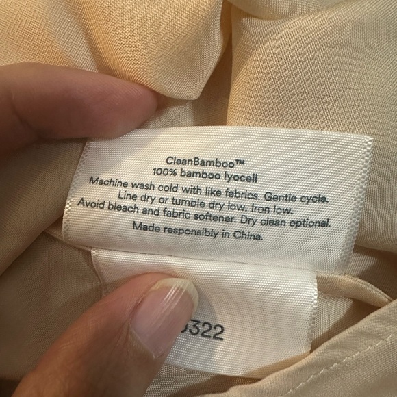 NIB Ettitude Sateen Cami Oat. Size L - Picture 8 of 9